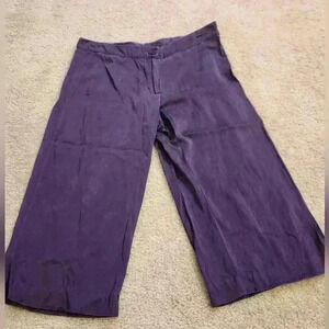 Vintage Renato Nucci Purple Cropped Pants Size 40 (Size 10)